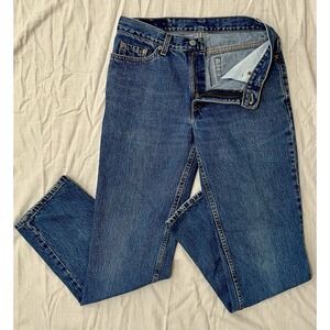 Vintage Levi's Low Cut USA Straight Leg 31x30 100% Cotton 90s/00s Perfect Jeans